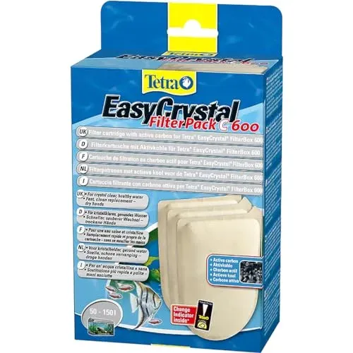 Tetra EasyCrystal Filter Pack C600, lot de 3 cartouches
