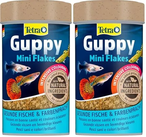 Tetra Guppy Mini Flakes 100 ml lot de 2