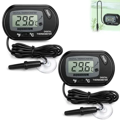 Thermomètre LCD loxeu à sonde étanche, lot de 2