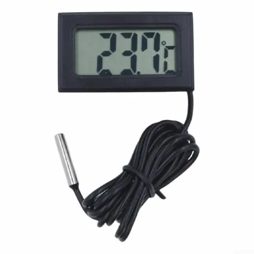 Thermomètre numérique LCD à sonde pour aquarium (câble 1 m)