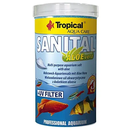 Tropical Sel sanitaire pour aquarium à l'Aloe Vera, 500 ml