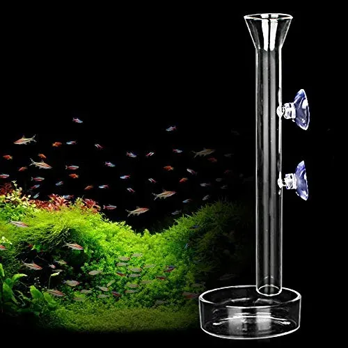 Tube d'alimentation AnxunJim en verre pour crevettes