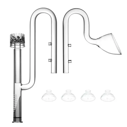 Tube en verre LINLAN 17 mm avec skimmer, inflow et outflow